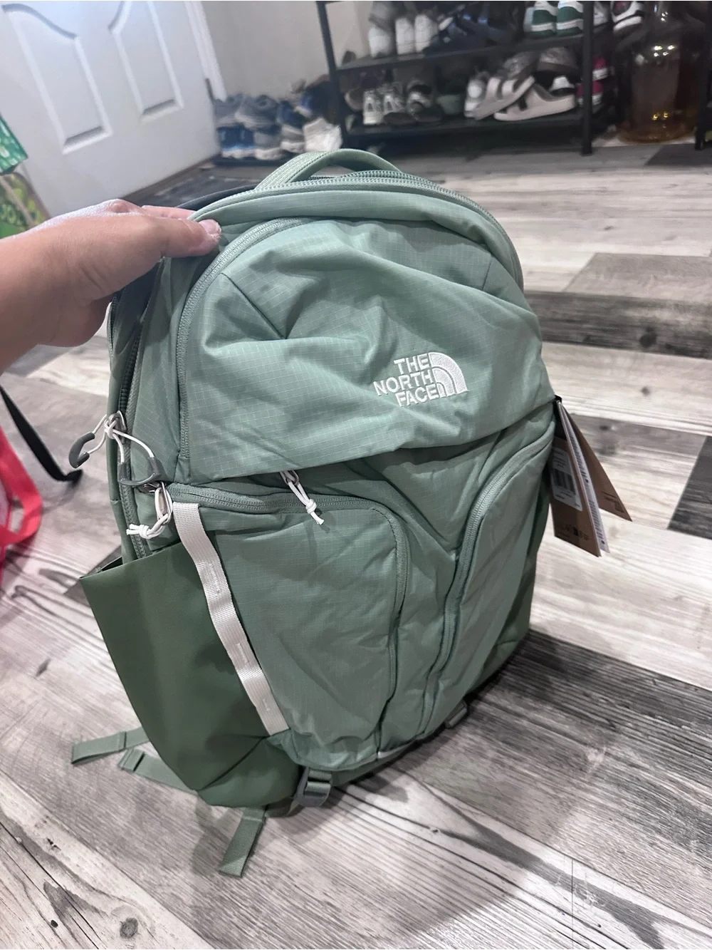 The North Face Women's 31L Surge Commuter Laptop Backpack Slate Moss/Bark Mist